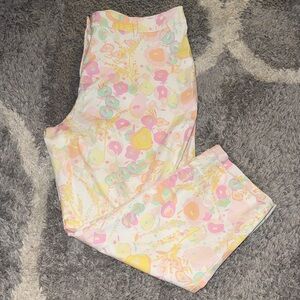 Talbots Floral Pastel Pants